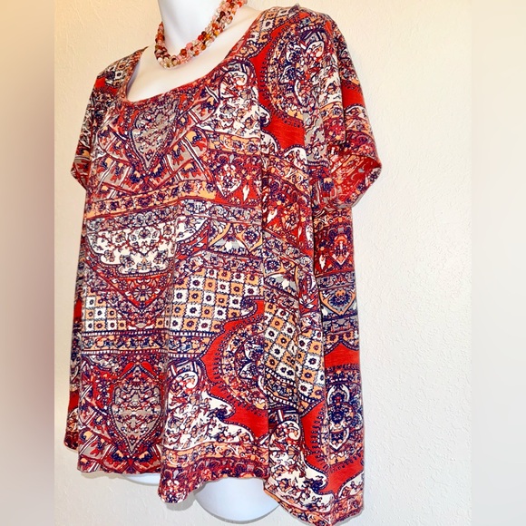 Lucky Brand Boho Chic Flowy Top - Picture 3 of 6